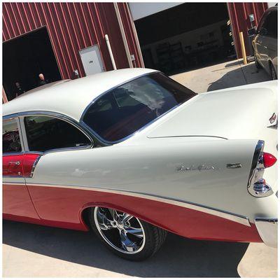 56 Chevy Belair polish and paint correction