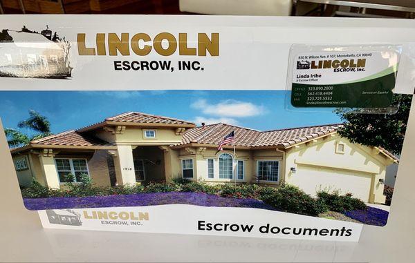 A nice document box for your escrow papers