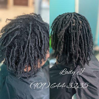 3 Month Retwist on Starter Locs