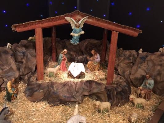 Beautiful simple Nativity scene