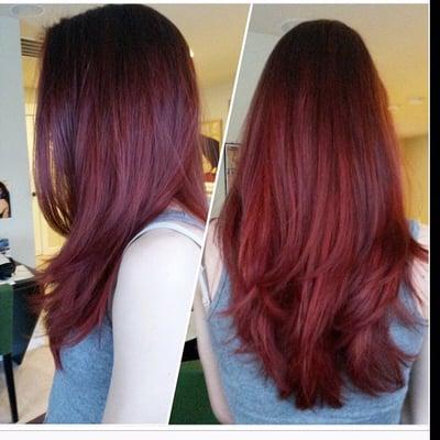 Red blended color by Sarah-Grace