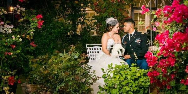 Patio portraits for Brenda & Jonathan