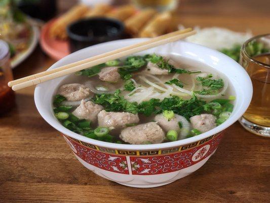 Meatball pho is the cure for a cold winter night