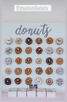 Donut wall for every occasion