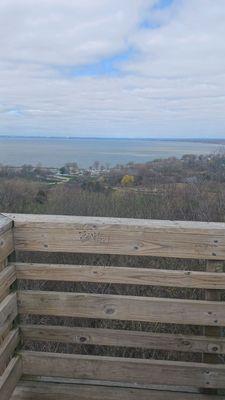 Lake view from the observation tower.