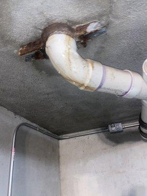 Leaking pipes