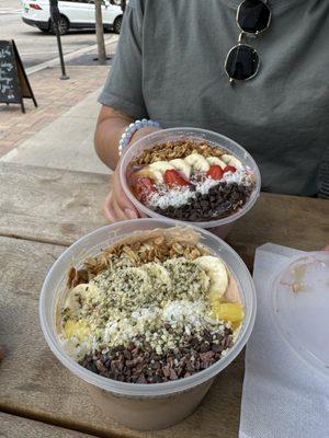 Oasis bowl and Protein Bowl