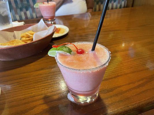 Strawberry margaritas