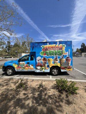 Fruit truck in display