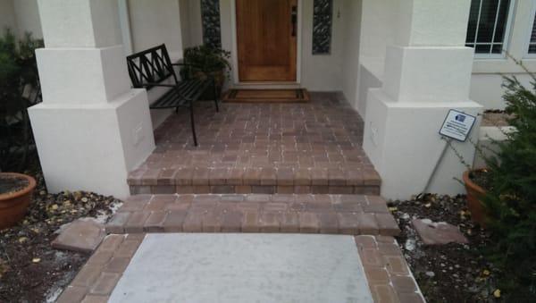 Sidewalk and Entryway Pavers