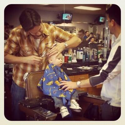 Yep. We cut kids' hair too!