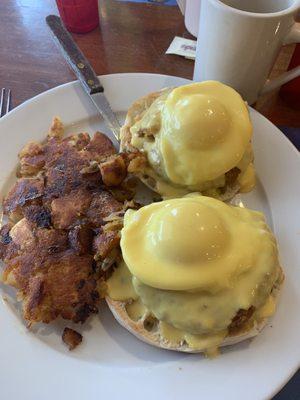 Crab cakes Benedict!