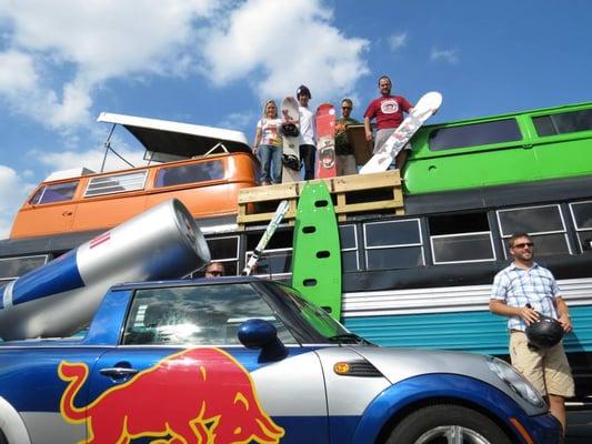 We do Ski packages too!  (Our VW Bus)