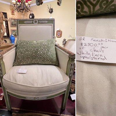 I loved this set of chairs - but extremely pricey!  And no year listed so not sure if they're actually antique :/