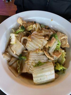 Chow Foon (flat rice noodles) Stir Fried With Chicken, September 26 2023.