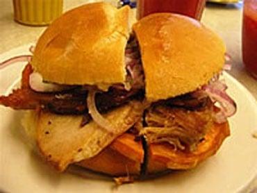 Pork sandwich (only weekends)