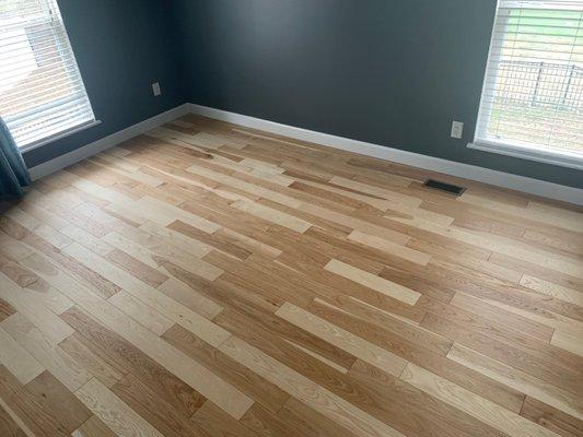 New hardwood floors