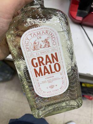 Come get the brand new Gran Malo tequila! If you like tequila with a splash of tamarindo come get it for a great price!