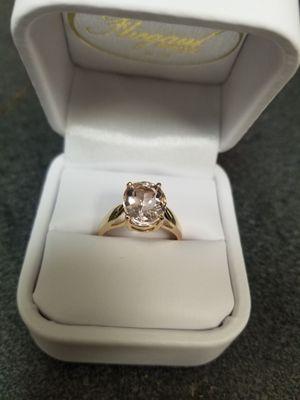 My beautiful morganite ring!