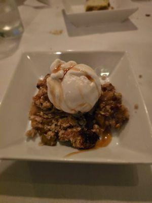 Apple crumble