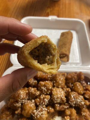 Philly cheese eggroll