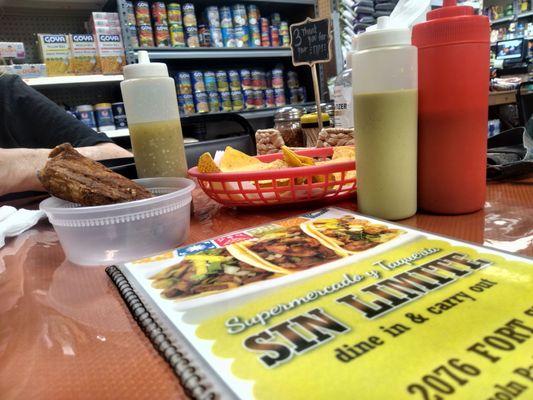 Inside the Mexican grocery store