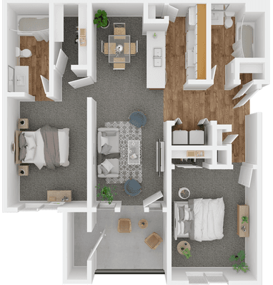 2x2 Floorplan