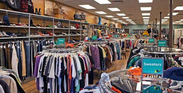 Buffalo Exchange Brookline interior