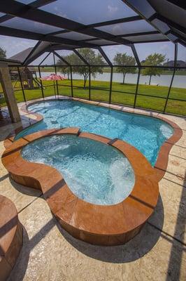 Custom Pool & Spa Combo