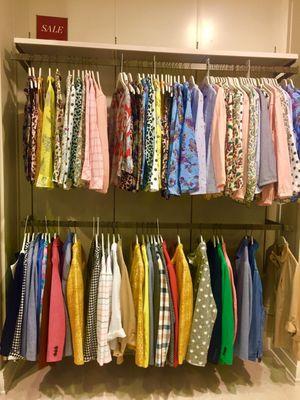 Racks full of markdowns @ Talbots