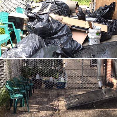 Another Staten Island Stapleton clean out for Rapid Realty.