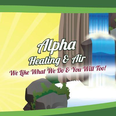 Alpha Heating & Air- Roseburg Logo