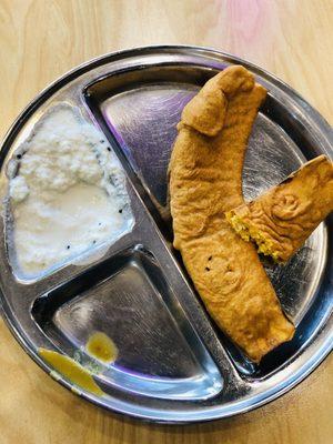 Saravana bhavan Sugarland- Baalekai bajji