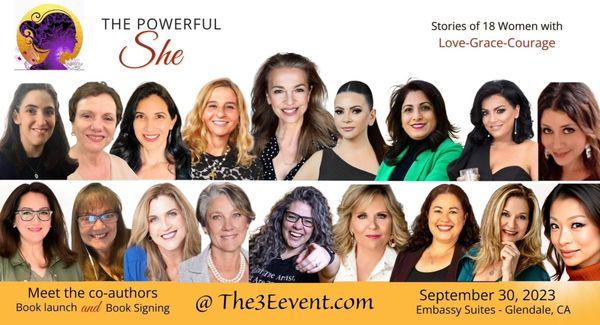 The launch of our newest collaborative book
 "The Powerful She"