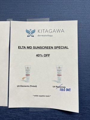 40% off the best sunscreen