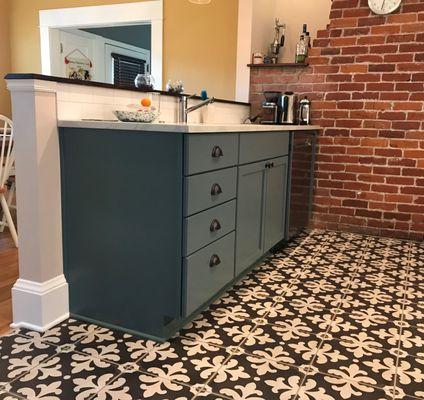 A French country kitchen inspired this SE Portland kitchen remodel.