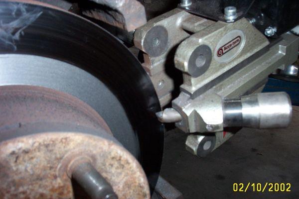 On - car brake lathe