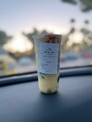 Creme Brulee Boba Milk