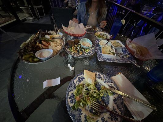 Kibbeh  Shawarma Platter for 2 (basically 6 meals)