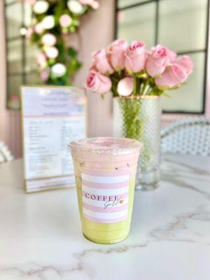 Strawberry Matcha Latte