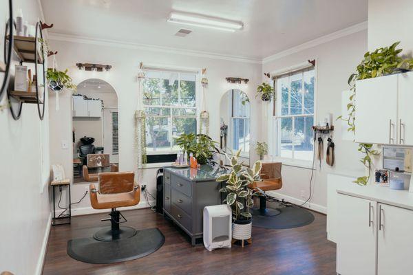 This is our beautiful salon