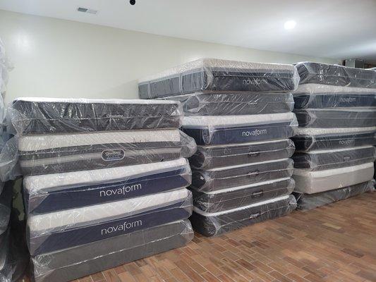 Save over 50% of retail on all brand name mattresses