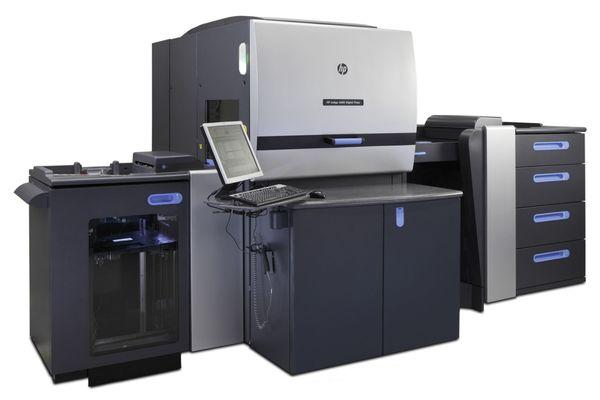 One of our HP Indigo digital offset presses, delivering the best digital print quality on the planet.