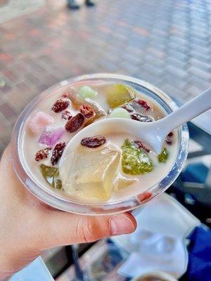 Matcha Red Bean Jelly