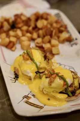 Crab cake benny