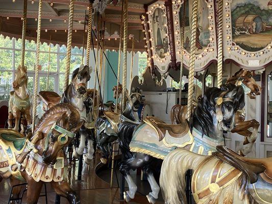 Beautiful carousel with Toboggan Music Machine