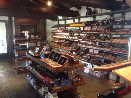 The Humidor at Anthony's Cigar Emporium on Campbell and River.