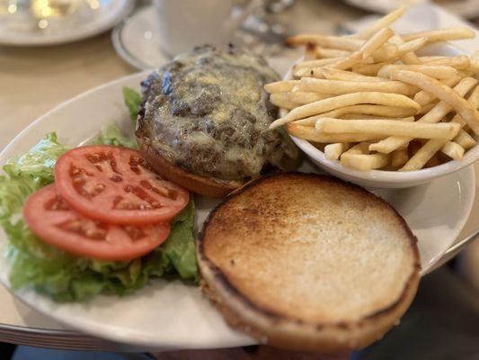 French onion burger