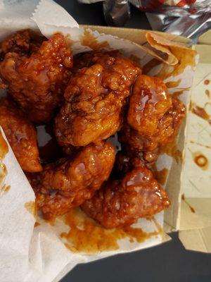 Honey BBQ wings