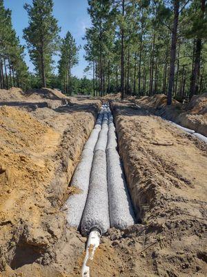 Leach Field Installation